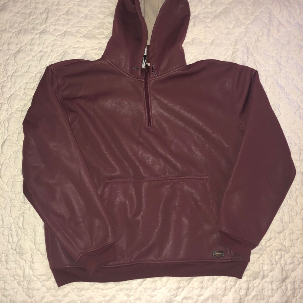 Maroon quarter zip